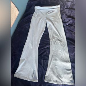 jollister baby blue flare leggings